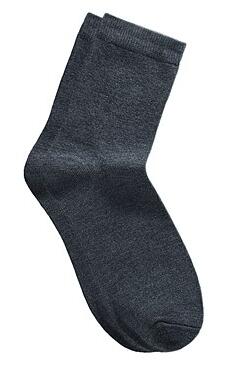 凡客男士中筒袜-发热纤维莱卡(2双装)深灰色
